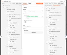Extraction agent settings