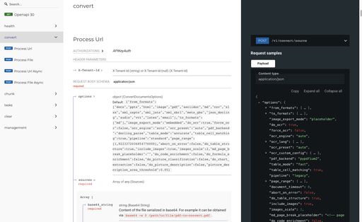 Docling serve docs